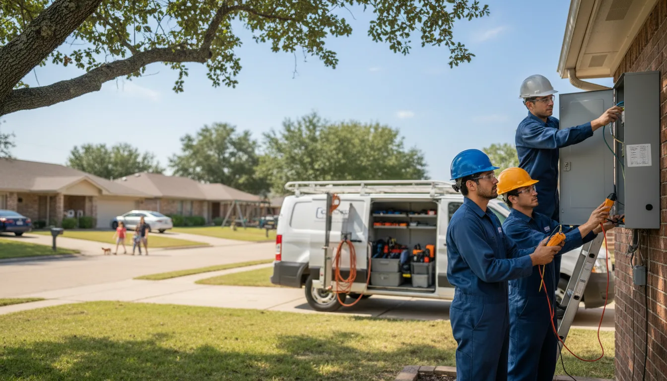 Certified electrician providing emergency electrical services in Belmont, WI